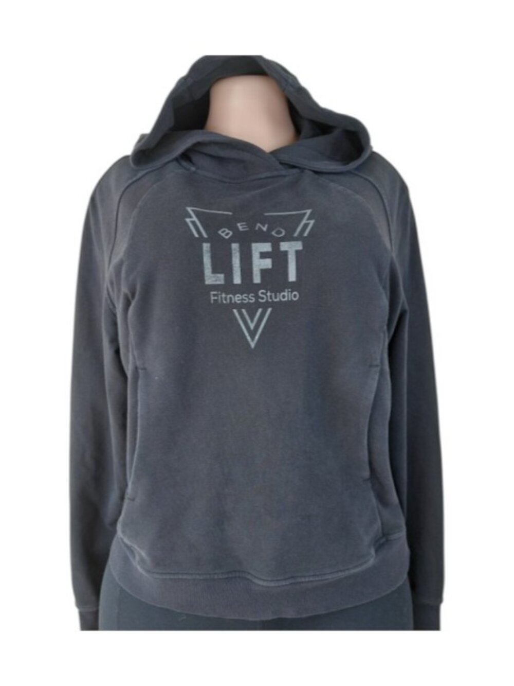 Lululemon Women's Black Scuba Long Sleeve Graphic Pullover Hoodie Size 6